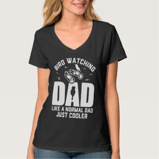 Bird Watching Dad Birding Funny Bird Lover Men T-Shirt