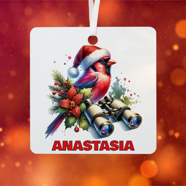 Bird Watching Enthusiasten Personalisiert Ornament Aus Metall (Von Creator hochgeladen)