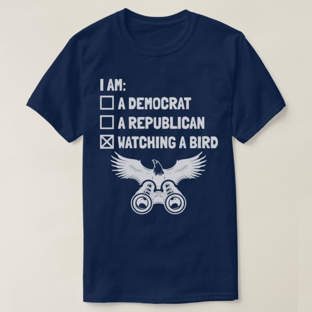 Bird Watching Ornithologin Bird Watcher Vogelbeoba T-Shirt (Design vorne)
