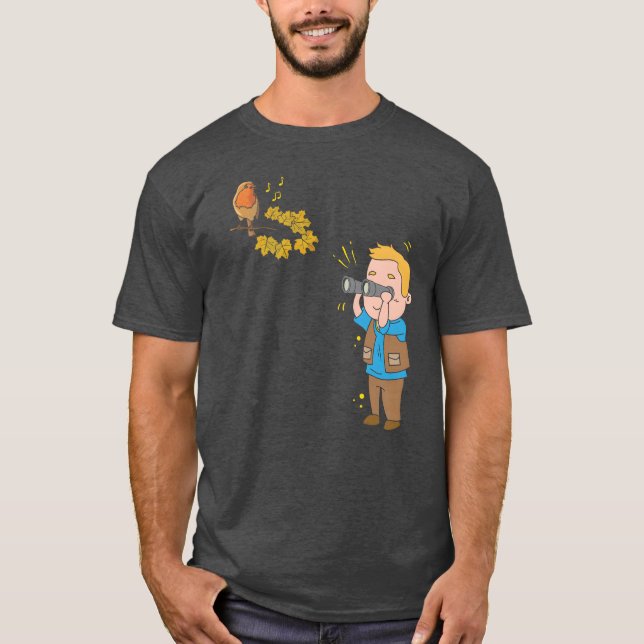 Bird Watching Ornithologistwitcher Geschenkfreund T-Shirt (Vorderseite)