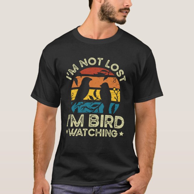 Bird Watching Retro Vintage T-Shirt (Vorderseite)
