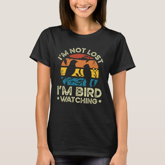 Bird Watching Retro Vintage T-Shirt (Vorderseite)