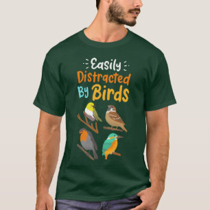 Bird Watching Vogelbeobachtung Bird Lovers Girl T-Shirt