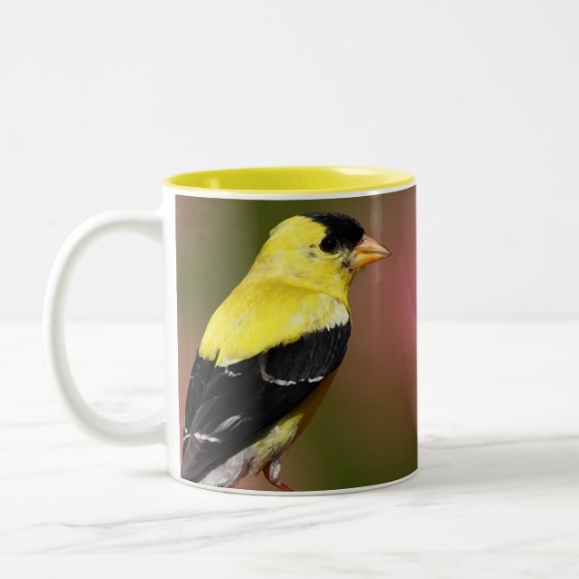 Bird yellow_iphone zweifarbige tasse (Links)