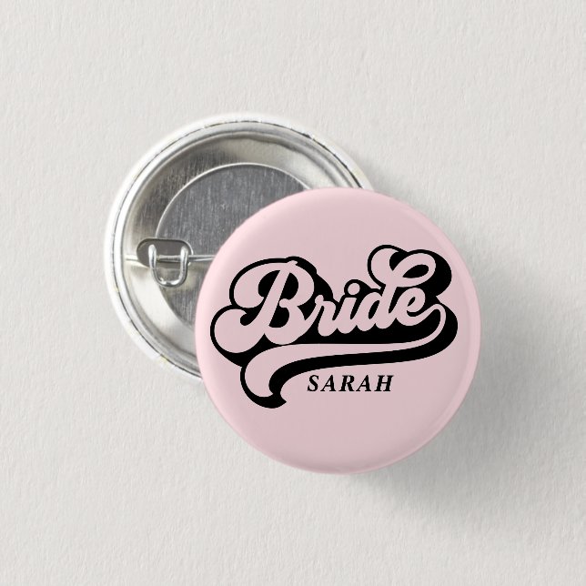 Birde Babe Individuelle Name Abzeichen Button (Vorne & Hinten)