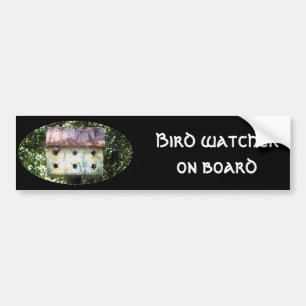 Birdhouse bearbeitet autoaufkleber