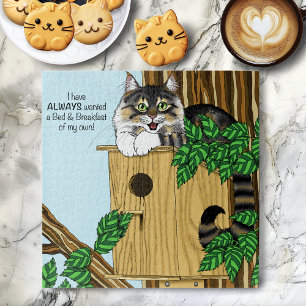 Birdhouse Bed Breakfast Cat Puzzle
