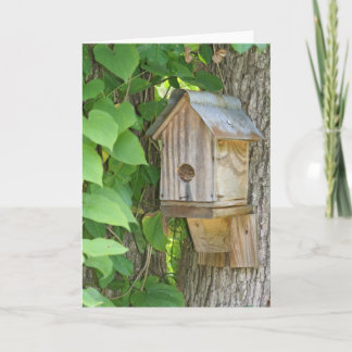 Birdhouse Karte