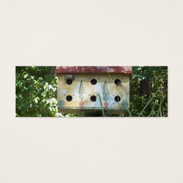 Birdhouse-Lesezeichen (Vorderseite)