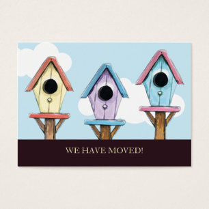 Birdhouses haben wir Minimitteilung bewegt