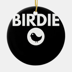 Birdie Golf Keramik Ornament