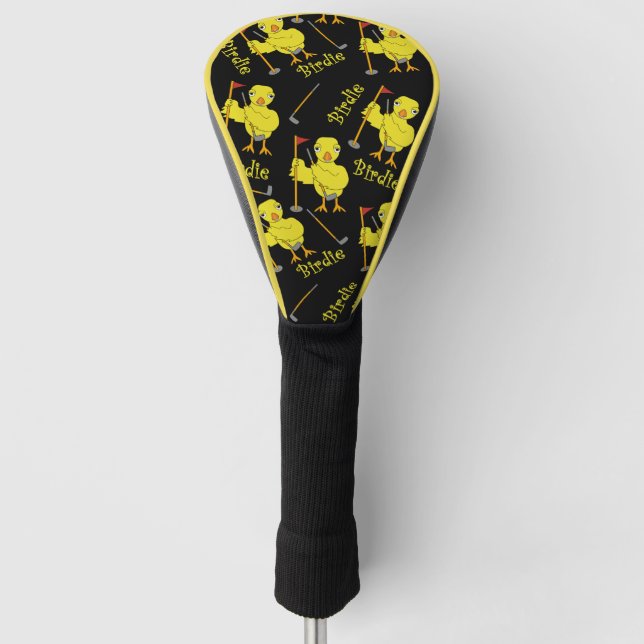 Birdie Golfer Chick Golf Headcover (Vorderseite)