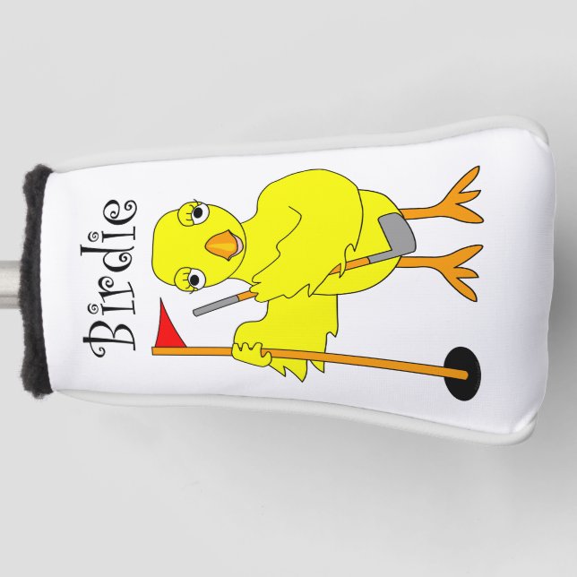 Birdie Golfer Chick Golf Headcover (Vorderseite)