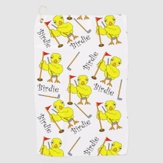 Birdie Golfer Chick Golfhandtuch