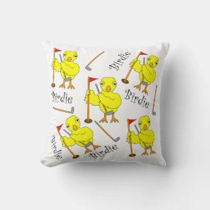 Birdie Golfer Chick Kissen
