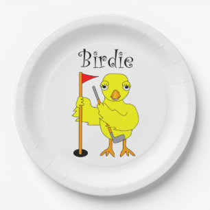Birdie Golfer Chick Pappteller