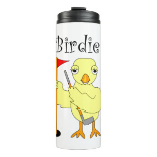 Birdie Golfer Chick Thermosbecher