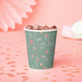 Birdie Green Paper Cups für ein schönes Party Pappbecher