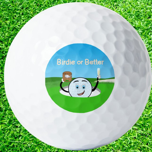 Birdie oder Better Golf Ball feiern Hole in One (Von Creator hochgeladen)