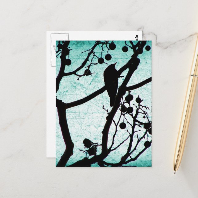 Birdie Postkarte (Vorderseite/Rückseite Beispiel)