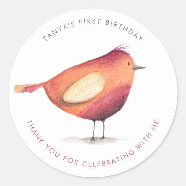 Birdie Sticker (Vorderseite)