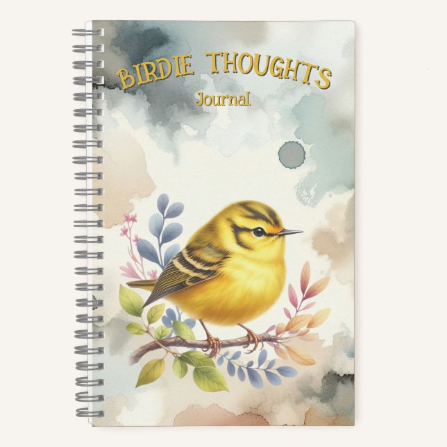 Birdie Thoughts Journal Notizbuch (Vorderseite)