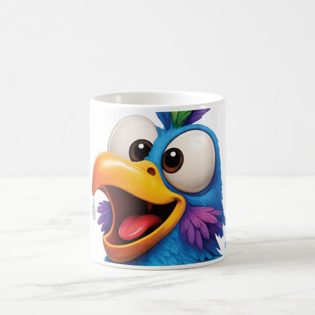 BirdieBird Blau Kaffeetasse (Mittel)
