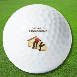 Birdies & Käsekuchen mit Kirsche Golfball