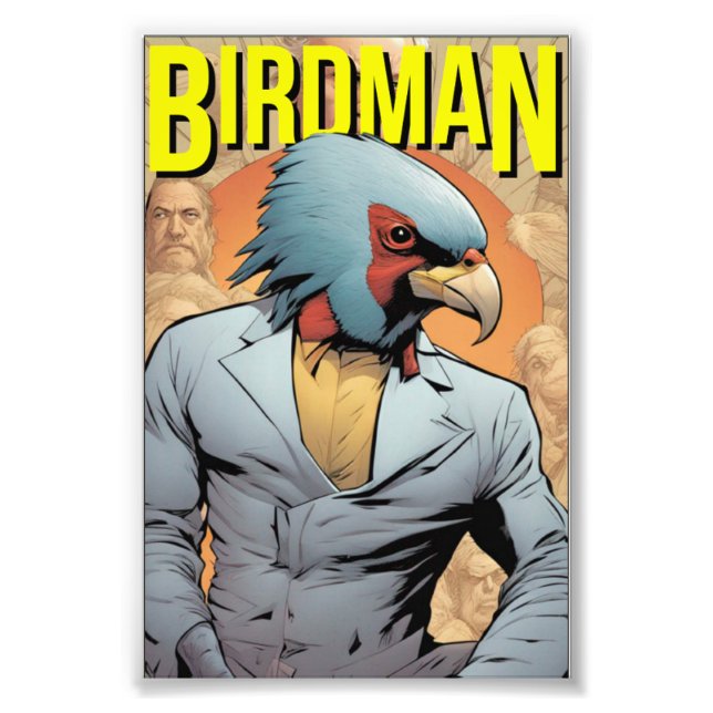 Birdman Comic Fotodruck (Vorne)