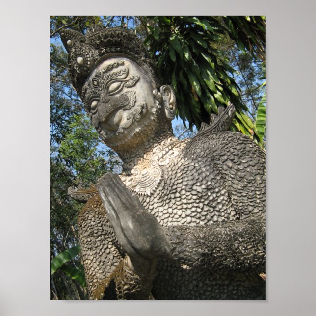 Birdman Wai ... Nong Khai, Isaan, Thailand Poster (Vorne)