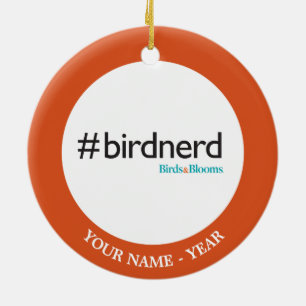 #BirdNerd Keramik Ornament