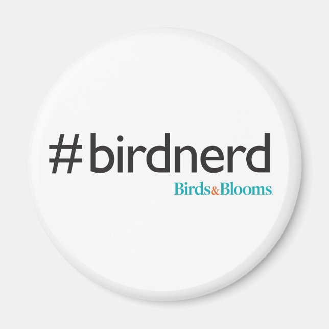 #BirdNerd Magnet (Vorne)