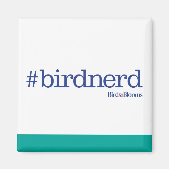 #birdnerd magnet (Vorne)
