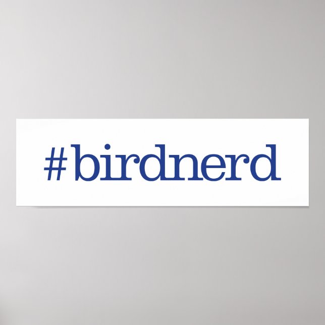 #birdnerd poster (Vorne)