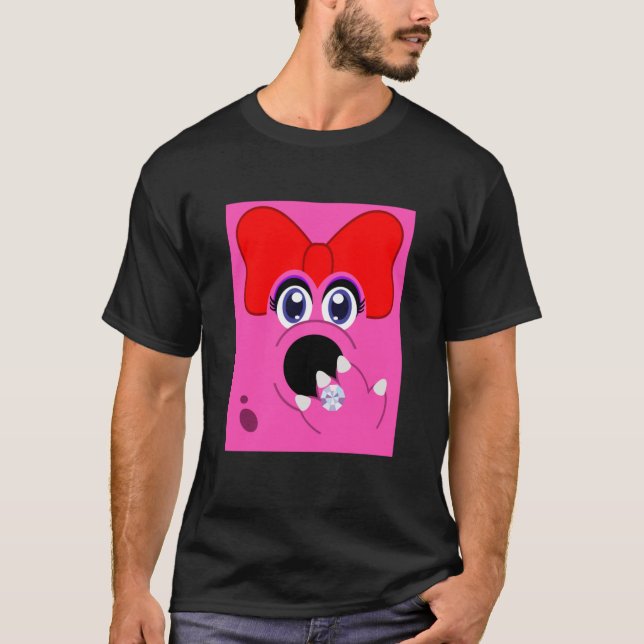 Birdo Angepasst Scoop T-Shirt (Vorderseite)