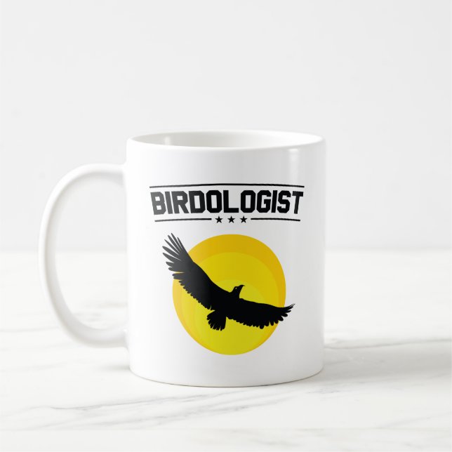 Birdologist Bird Watching Watcher Birding Birder Kaffeetasse (Links)