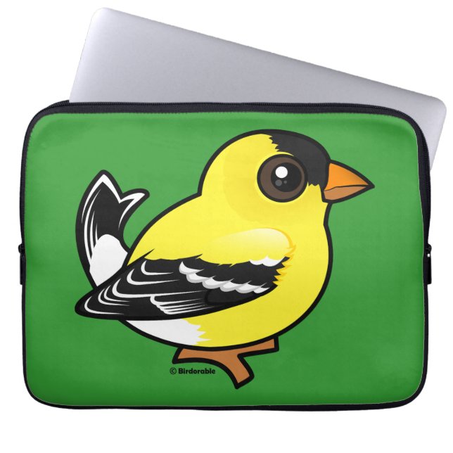 Birdorable American Goldfinch Laptopschutzhülle (Vorderseite)