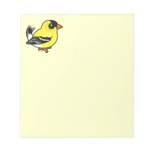 Birdorable American Goldfinch Notizblock
