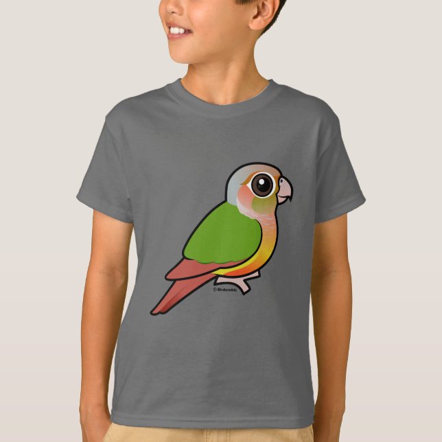 Birdorable Ananas Grünes-cheeked Conure T-Shirt (Vorderseite)
