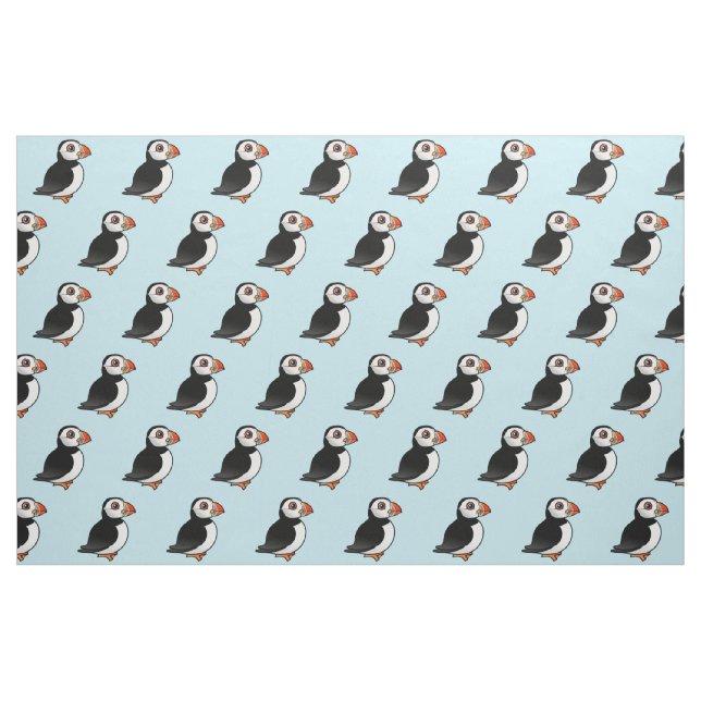Birdorable atlantischer Papageientaucher Stoff (Fat Quarter (45,7 x 55,9 cm))
