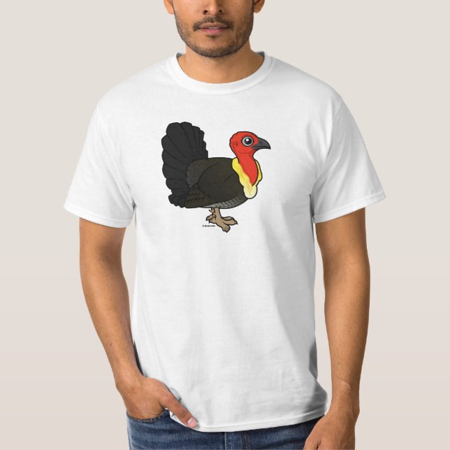 Birdorable Australian Brushturkey T-Shirt (Vorderseite)