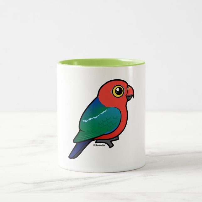Birdorable-Australian King-Parrot Zweifarbige Tasse (Mittel)