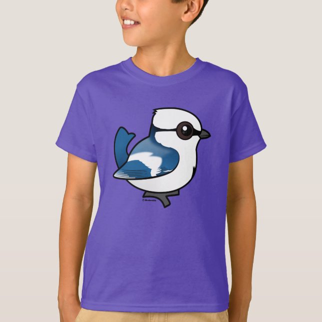 Birdorable Azure Tit T-Shirt (Vorderseite)