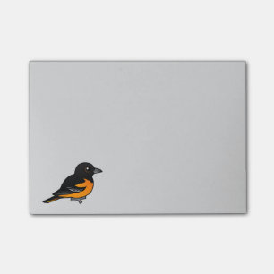 Birdorable Baltimore Oriole Post-it Klebezettel