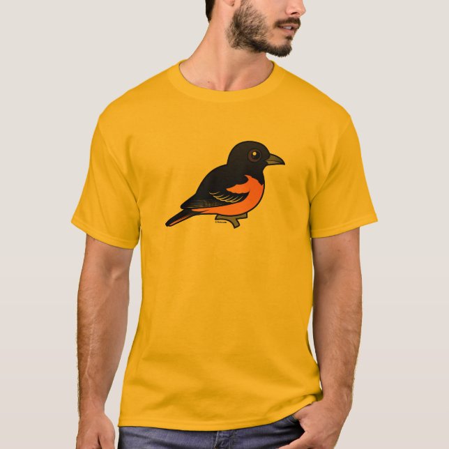 Birdorable Baltimore Oriole T-Shirt (Vorderseite)