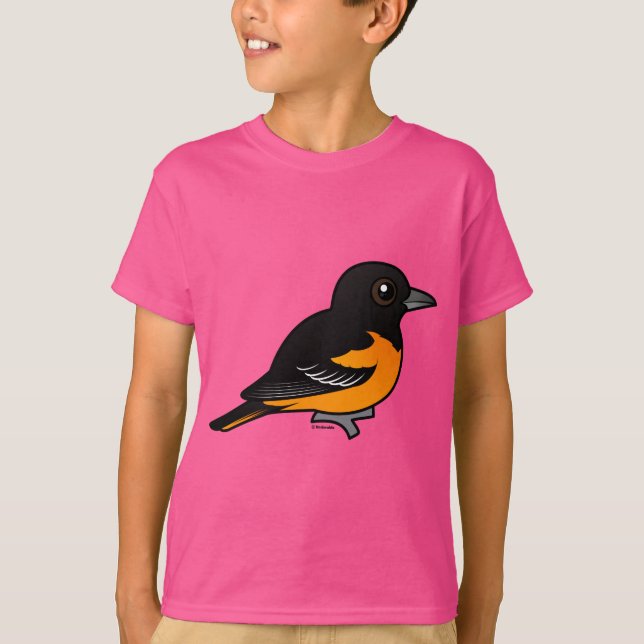 Birdorable Baltimore Oriole T-Shirt (Vorderseite)