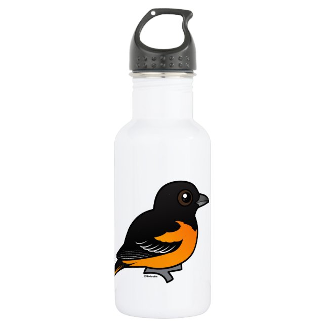 Birdorable Baltimore Oriole Trinkflasche (Vorderseite)