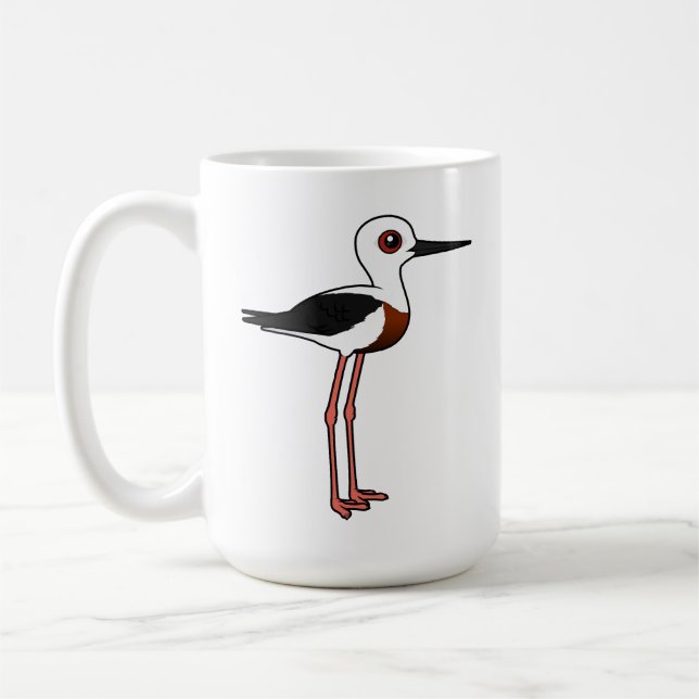 Birdorable Banded Stilt Kaffeetasse (Links)