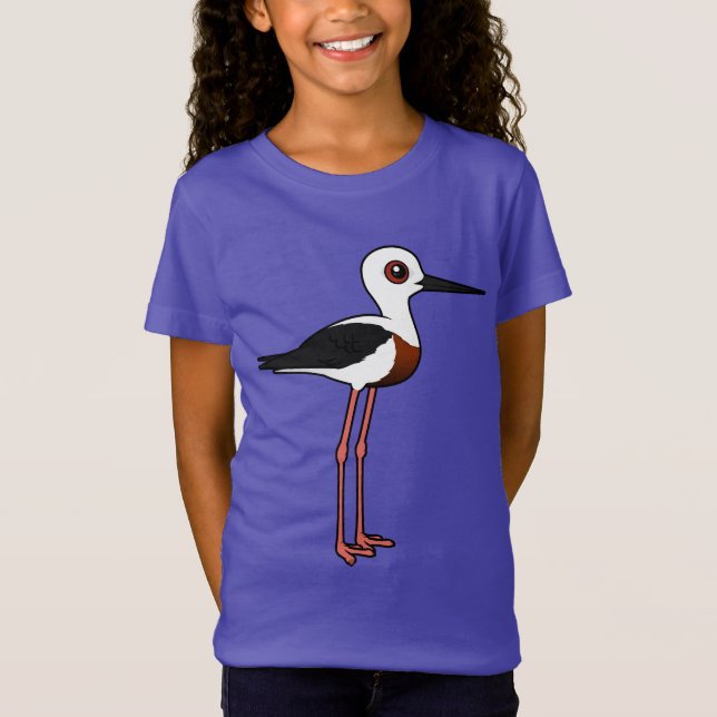Birdorable Banded Stilt T-Shirt (Vorderseite)