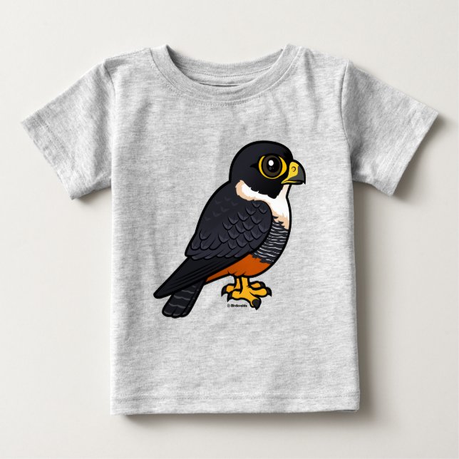 Birdorable Bat Falcon Niedlicher Cartoon Raptor Baby T-shirt (Vorderseite)